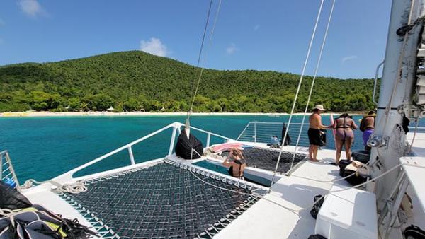 catamaran net in St John